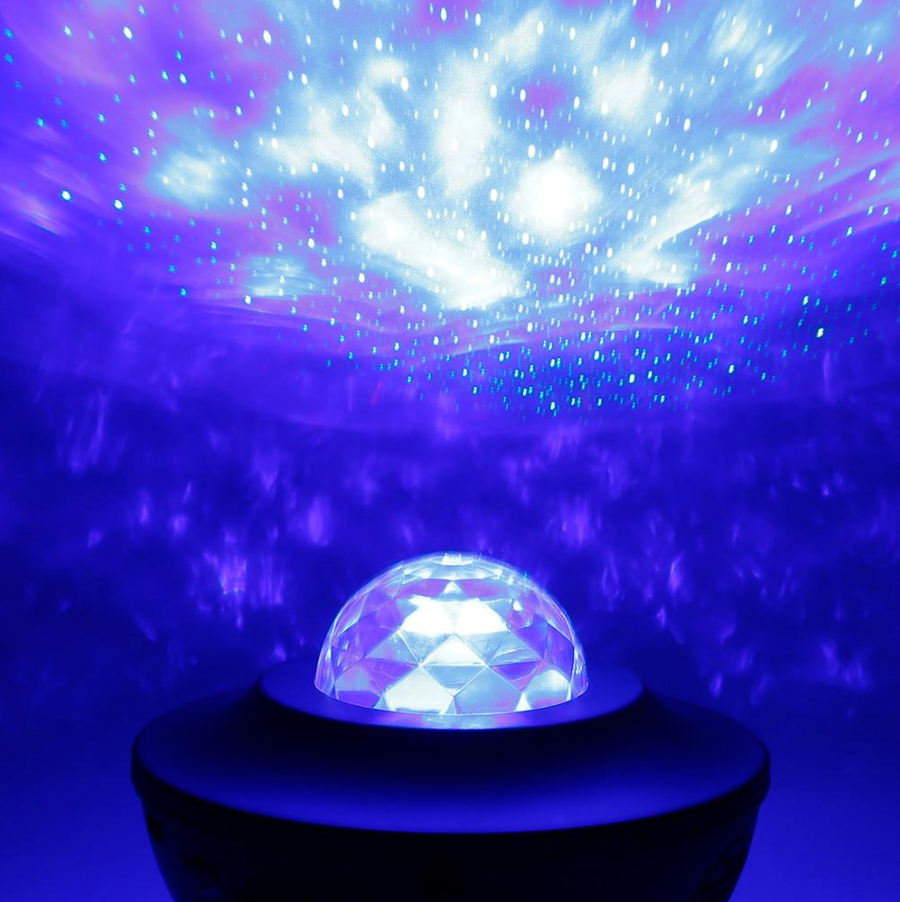 Galaxy Starlight Projector Bluetooth Audio Night Light For Bedroom LED 360 Remote Control - Kids Eye Candy