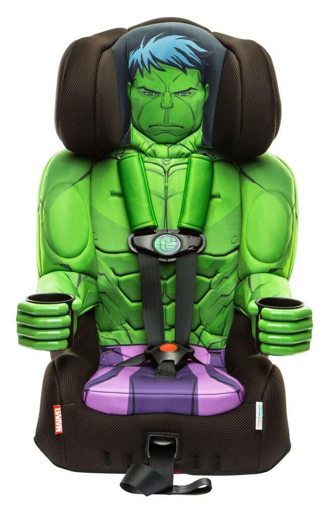 Kid Hulk Avengers Combo Booster Car Seat - Kids Eye Candy