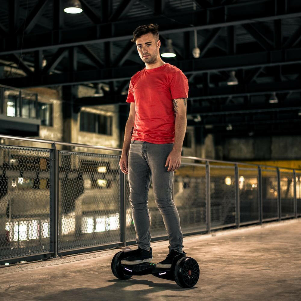 Lambo Style 8.5" Electric Hoverboard with LED Lights Bluetooth Speaker MP3 - Kids Eye Candy