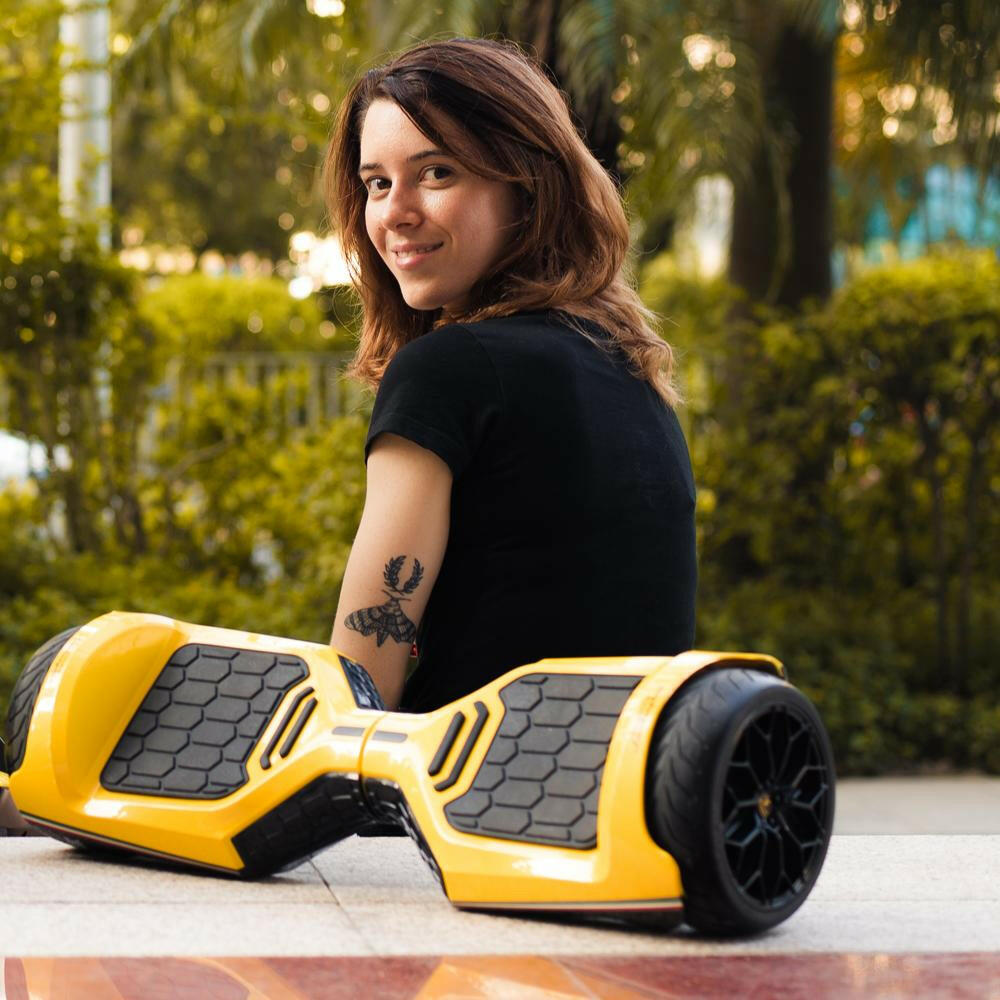 Lamborghini Style 6.5" Electric Hoverboard with LED Lights Bluetooth MP3 Player - Kids Eye Candy