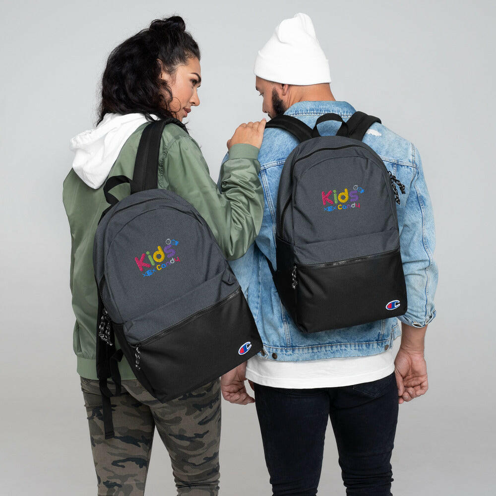Champion Brand Embroidered KEC Backpack - Kids Eye Candy