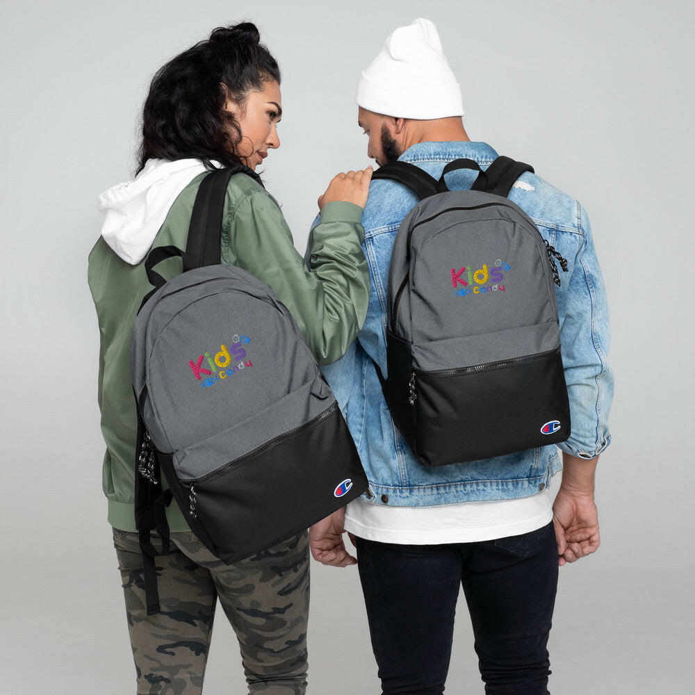 Champion Brand Embroidered KEC Backpack - Kids Eye Candy