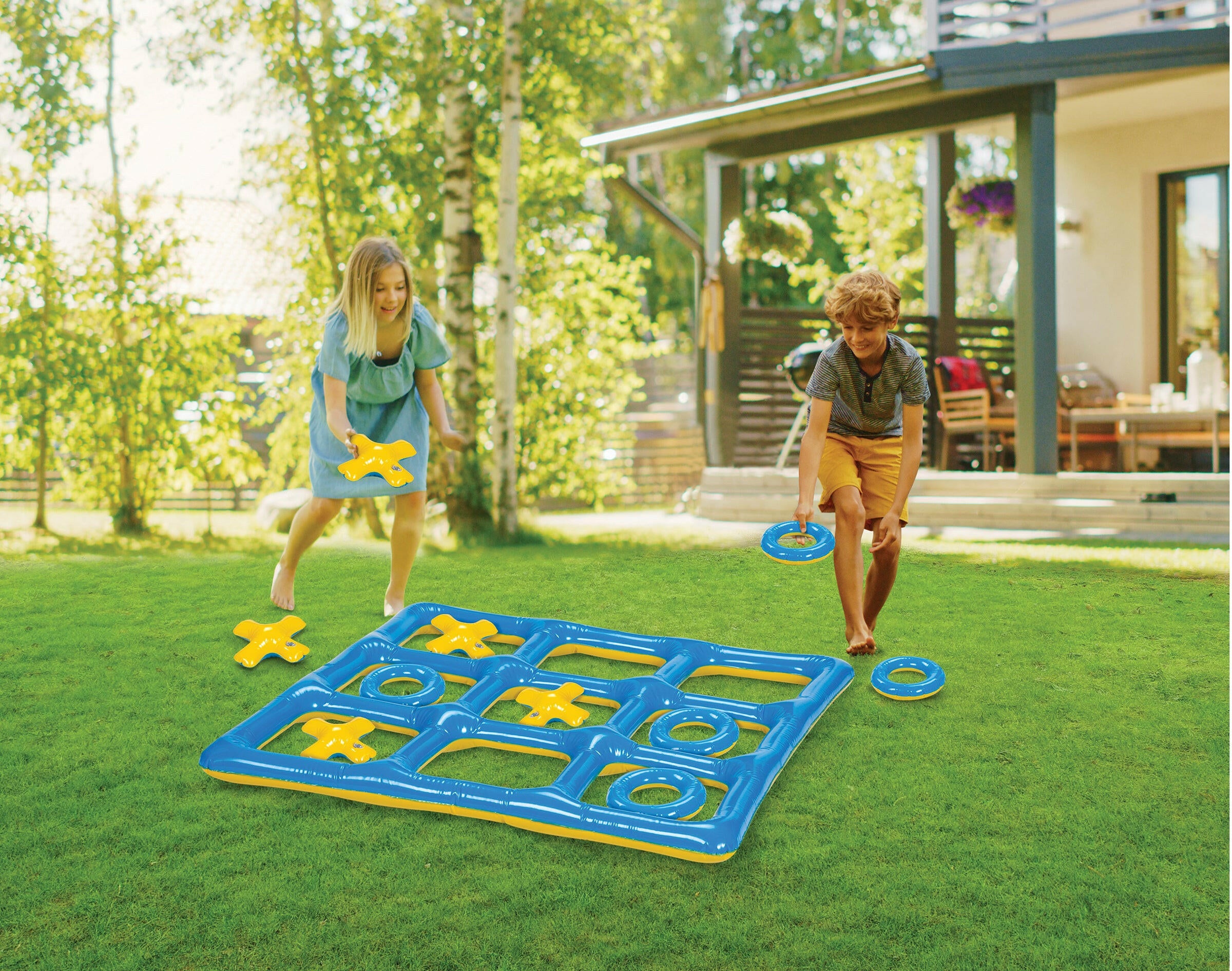 Inflatable Tic Tac Toe.