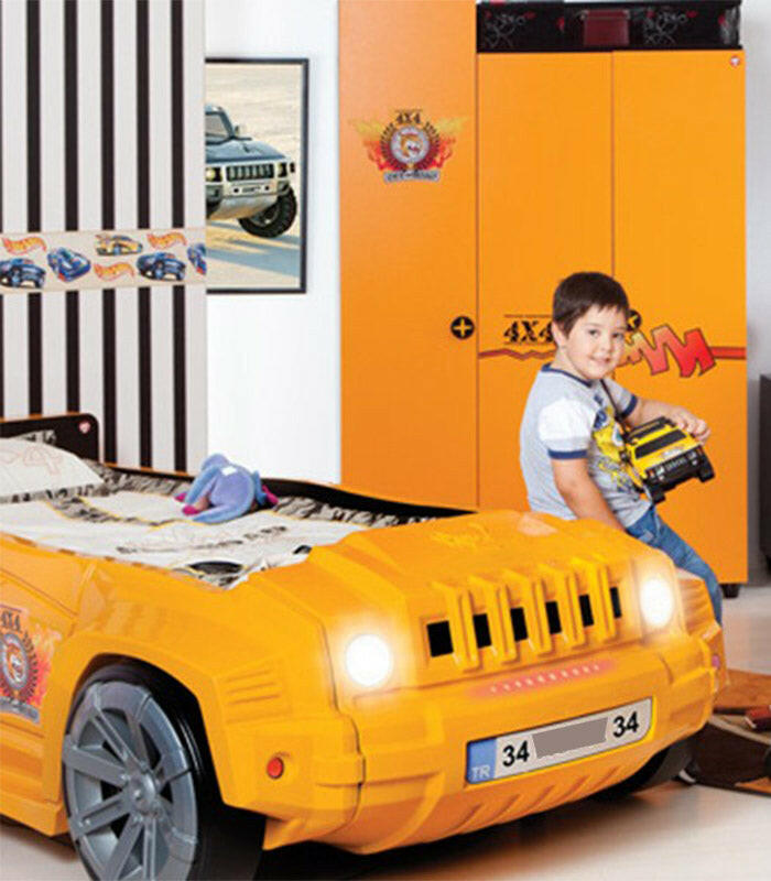 Jeep Race Car Bed 4x4 Twin Size Frame - Kids Eye Candy