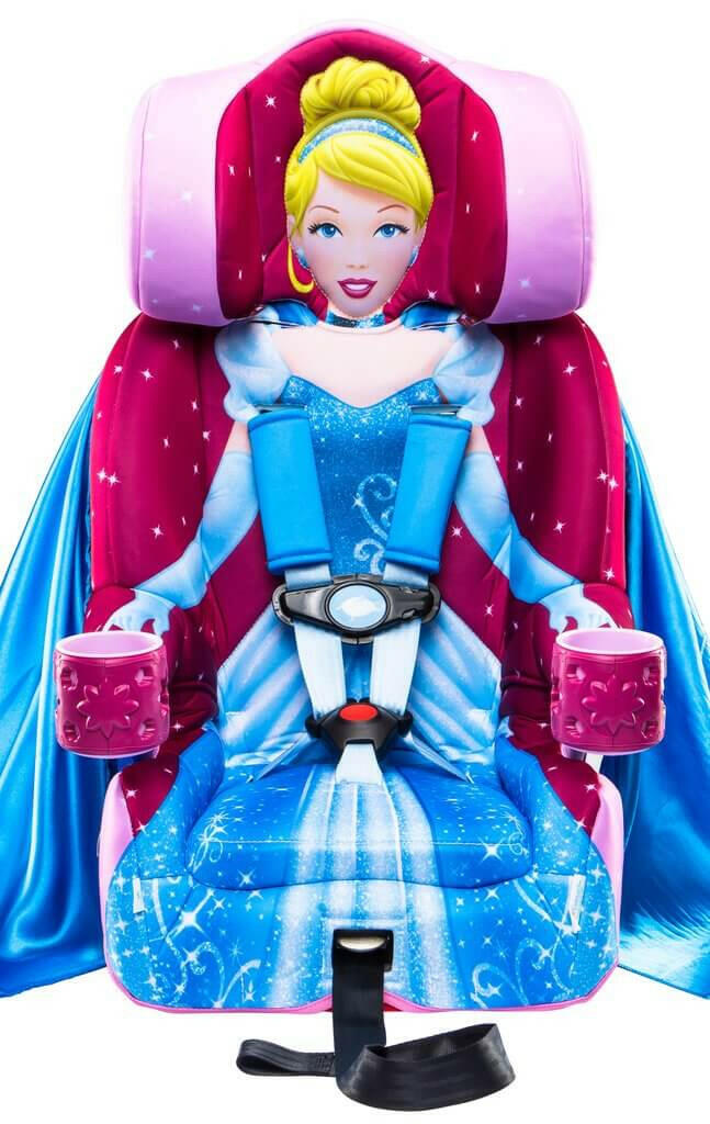 Kids Disney Cinderella Combination Harness Booster Car Seat - Kids Eye Candy