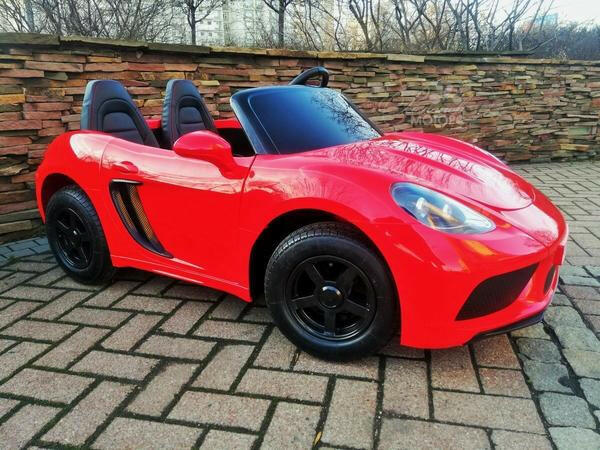 24V Licensed Kids Luxury Super Car Panamera Two-Seater 180W Remote Control Bluetooth MP3 - Kids Eye Candy
