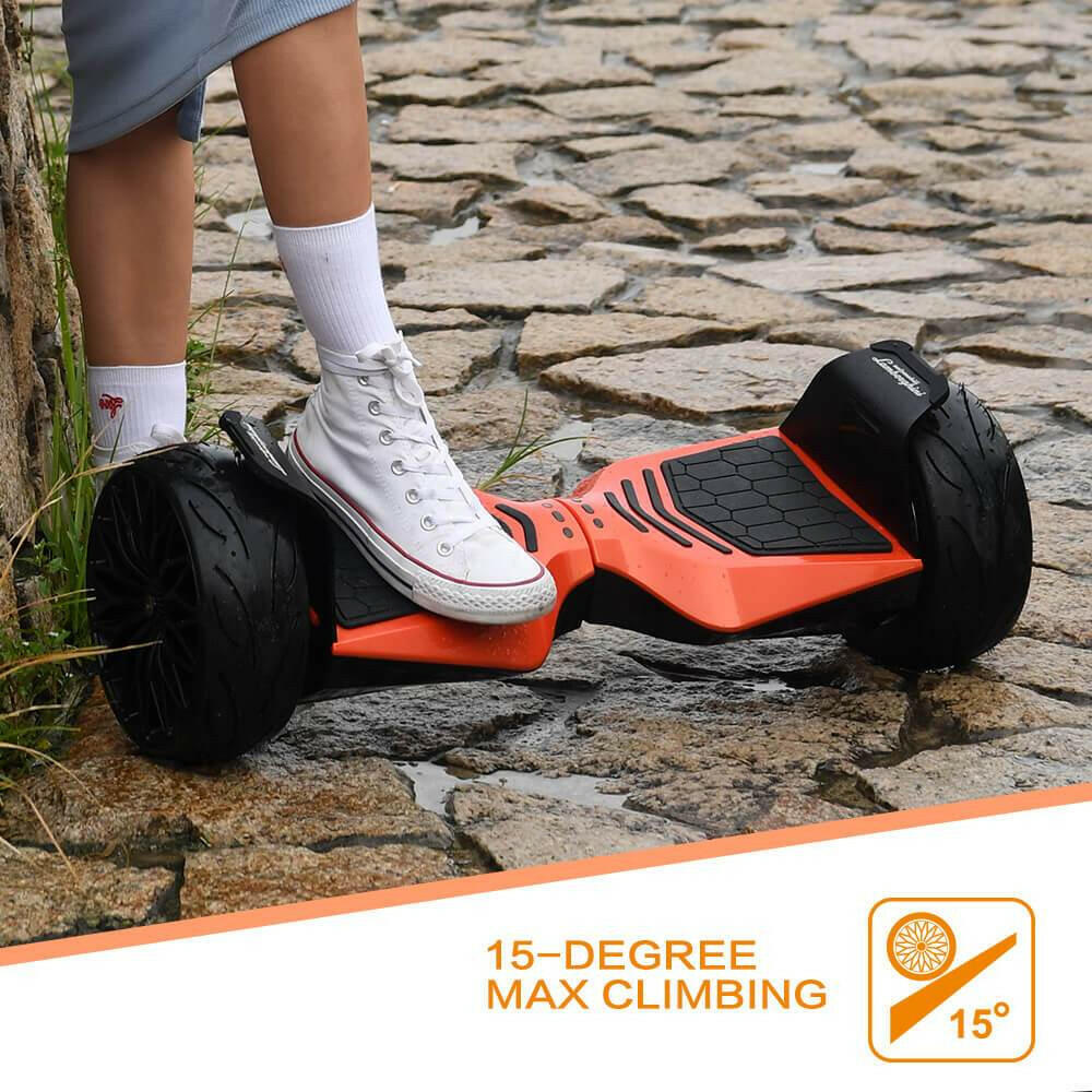 Lambo Style 8.5" Electric Hoverboard with LED Lights Bluetooth Speaker MP3 - Kids Eye Candy
