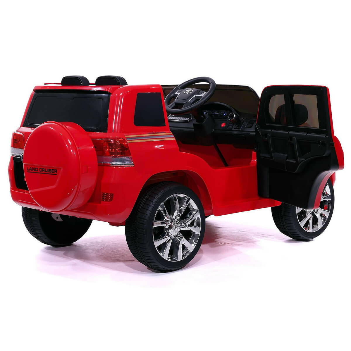 Toyota Land Cruiser 12V Ride-On Car Parental Remote MP3 LED Lights.