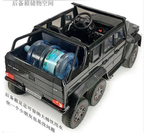 24V Mercedes G63S AMG Ride-On Six Wheel Drive with Parent Remote MP3 LED Wheels - Kids Eye Candy