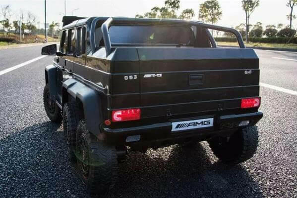 24V Mercedes G63S AMG Ride-On Six Wheel Drive with Parent Remote MP3 LED Wheels - Kids Eye Candy