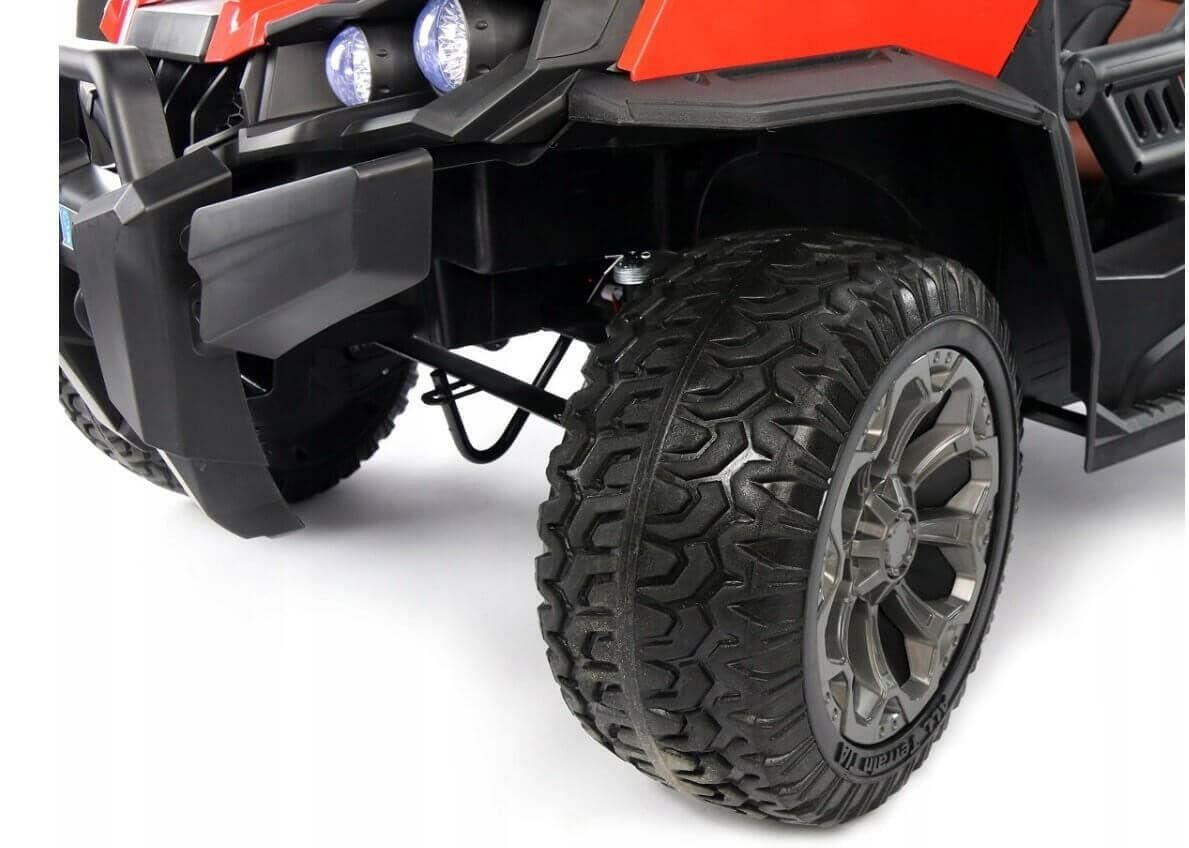 24V Buggy UTV Speed Ride-On Car All Terrain Kids Two-Seater w/ Parental Remote LED Lights - Kids Eye Candy