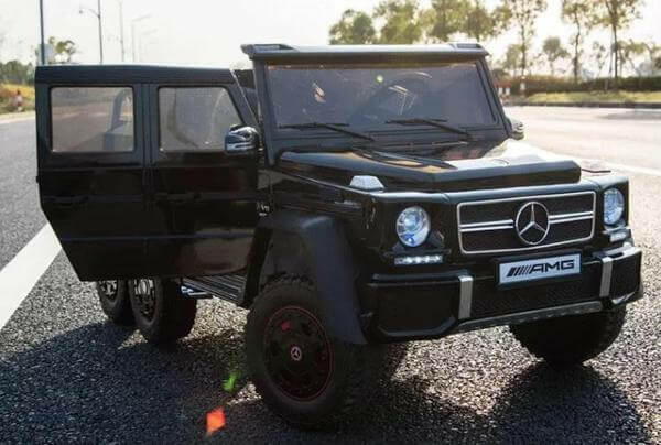 24V Mercedes G63S AMG Ride-On Six Wheel Drive with Parent Remote MP3 LED Wheels - Kids Eye Candy
