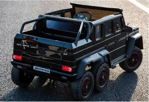 24V Mercedes G63S AMG Ride-On Six Wheel Drive with Parent Remote MP3 LED Wheels - Kids Eye Candy