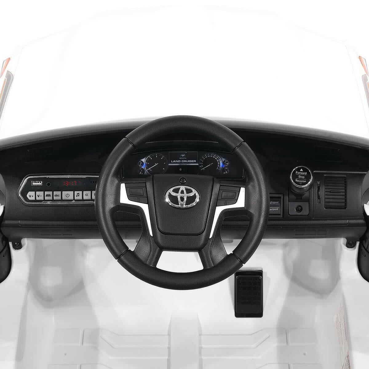 Toyota Land Cruiser 12V Ride-On Car Parental Remote MP3 LED Lights.