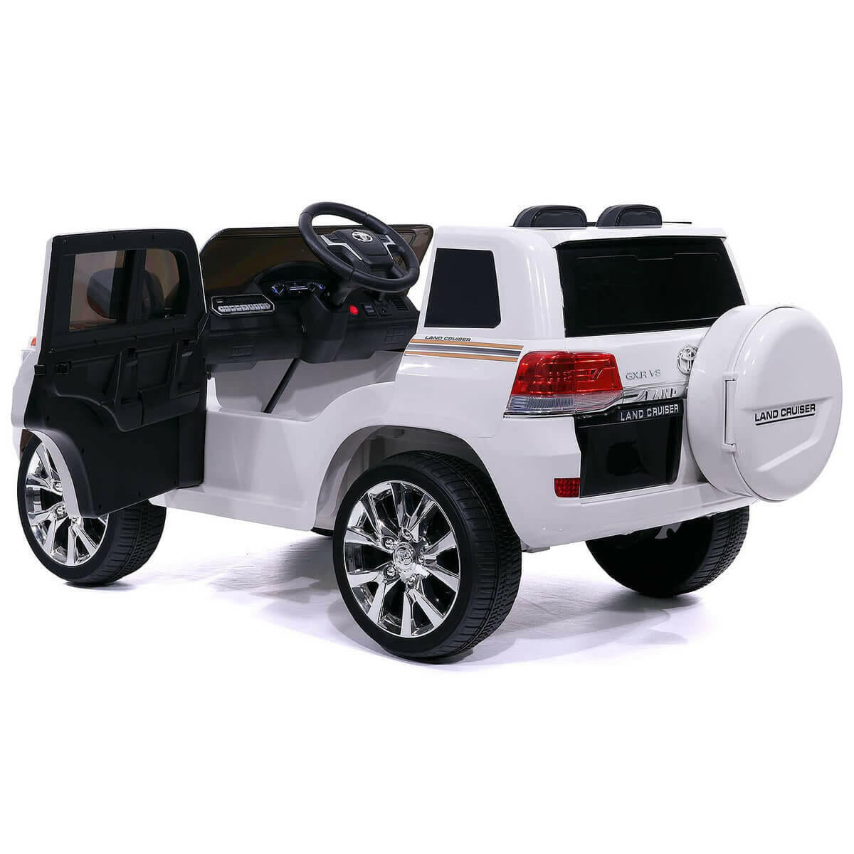 Toyota Land Cruiser 12V Ride-On Car Parental Remote MP3 LED Lights.