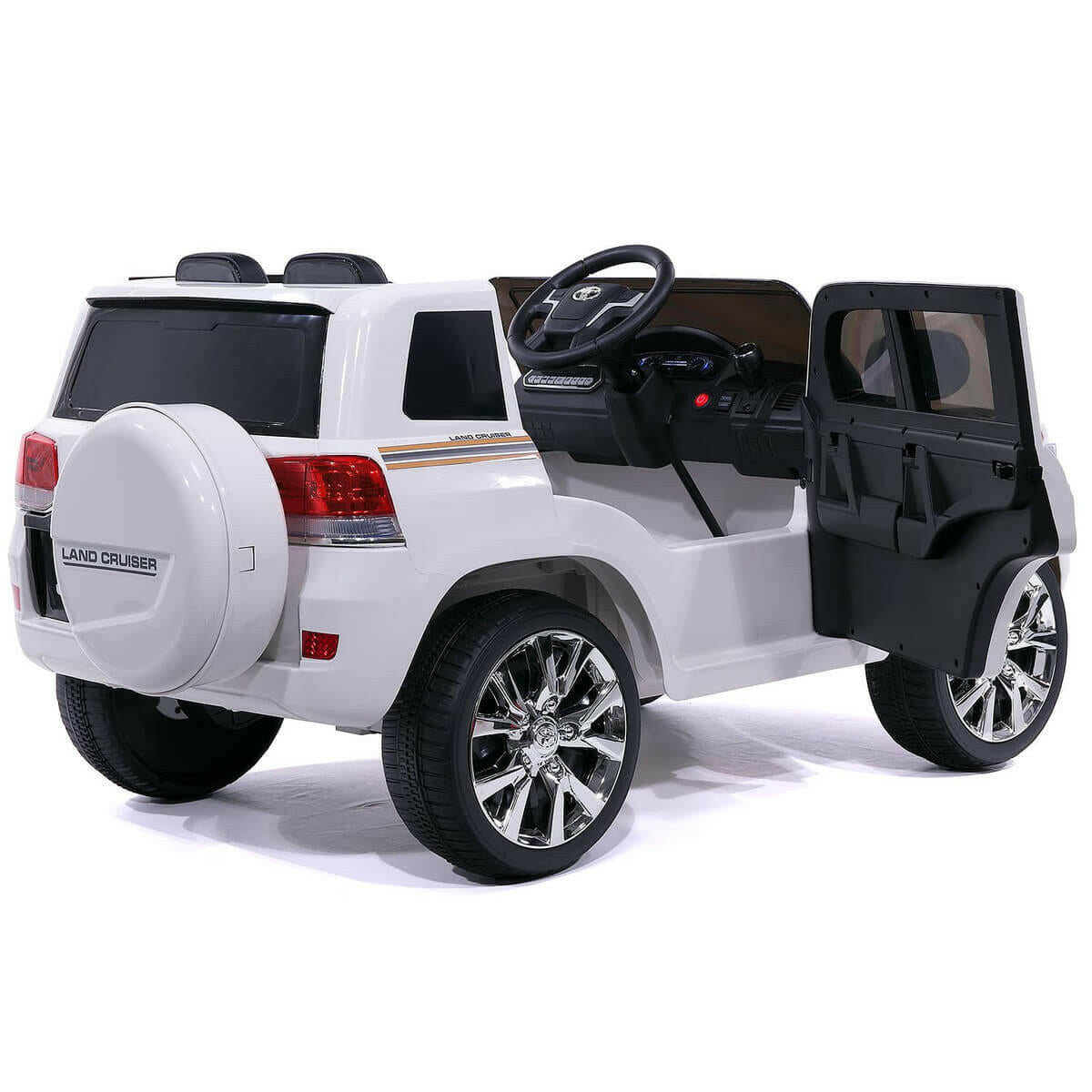 Toyota Land Cruiser 12V Ride-On Car Parental Remote MP3 LED Lights.