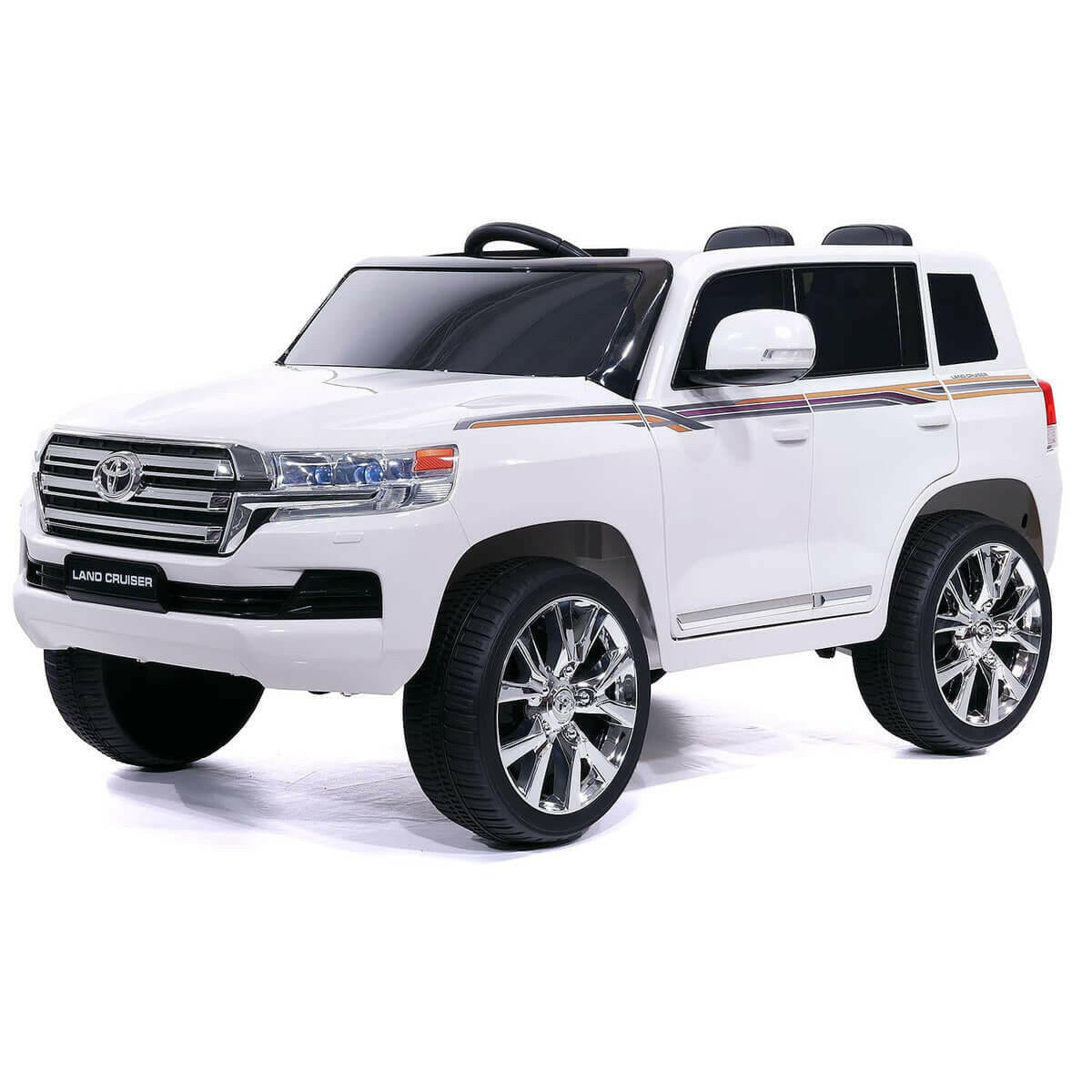 Toyota Land Cruiser 12V Ride-On Car Parental Remote MP3 LED Lights.