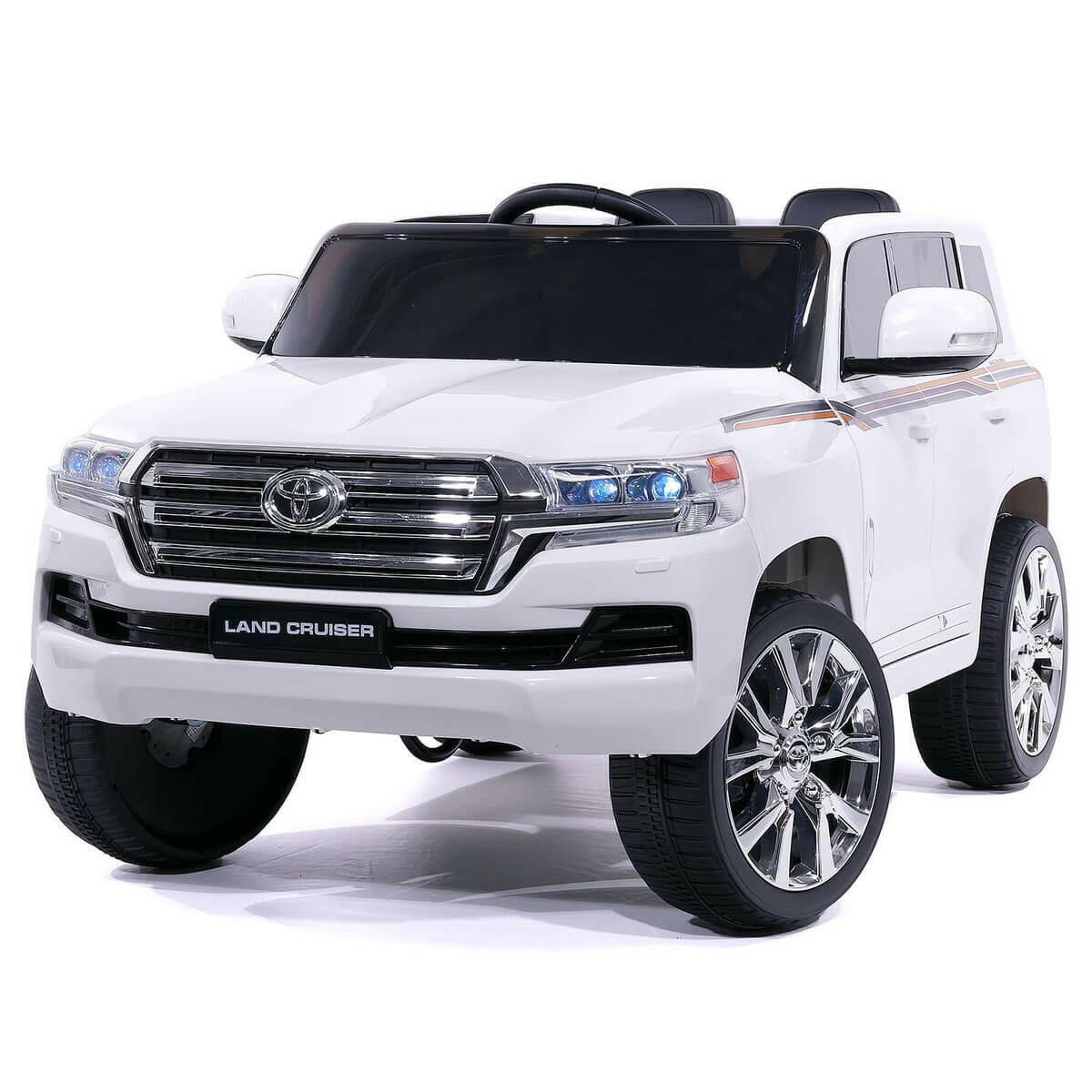 Toyota Land Cruiser 12V Ride-On Car Parental Remote MP3 LED Lights.