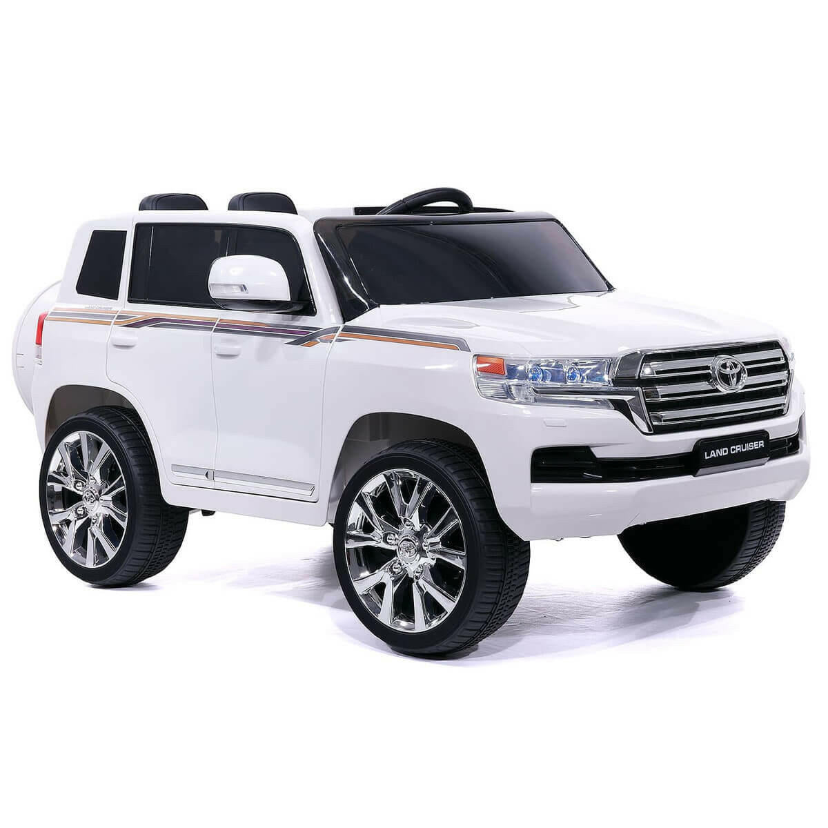 Toyota Land Cruiser 12V Ride-On Car Parental Remote MP3 LED Lights.