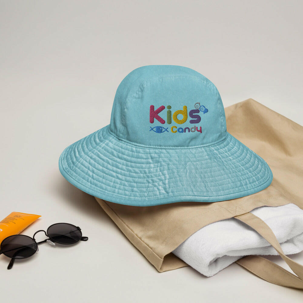 Kids Eye Candy Wide Brim Kids Bucket Hat - Kids Eye Candy
