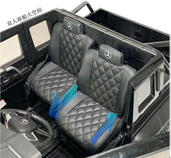24V Mercedes G63S AMG Ride-On Six Wheel Drive with Parent Remote MP3 LED Wheels - Kids Eye Candy