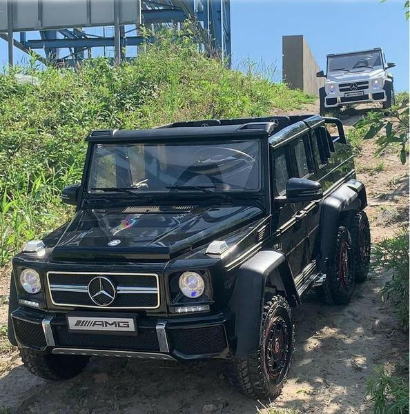 24V Mercedes G63S AMG Ride-On Six Wheel Drive with Parent Remote MP3 LED Wheels - Kids Eye Candy