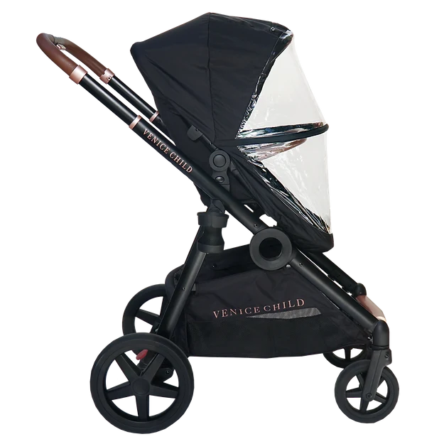Maverick Single to Double Stroller - Package #1 with Toddler Seat & Rain Cover
