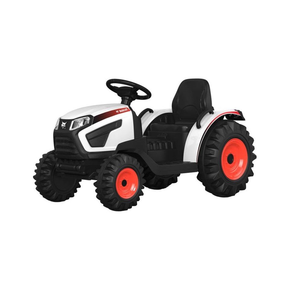 Bobcat 12V Battery Powered Farm Tractor - Kids Ride-On Toy