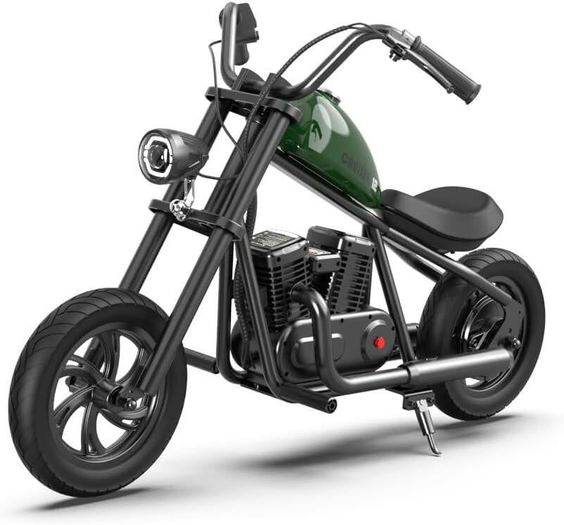 24V Mini Kids Electric Chopper Motorcycle Cruiser Mach 12 Green 24V Mini Kids Electric Chopper Motorcycle Cruiser Mach 12 Green