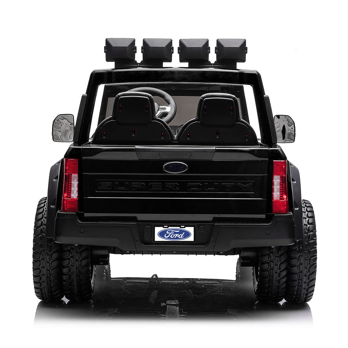 24V Licensed Ford F450 Ride-On Truck Parental Remote LED MP3 Leather Seats