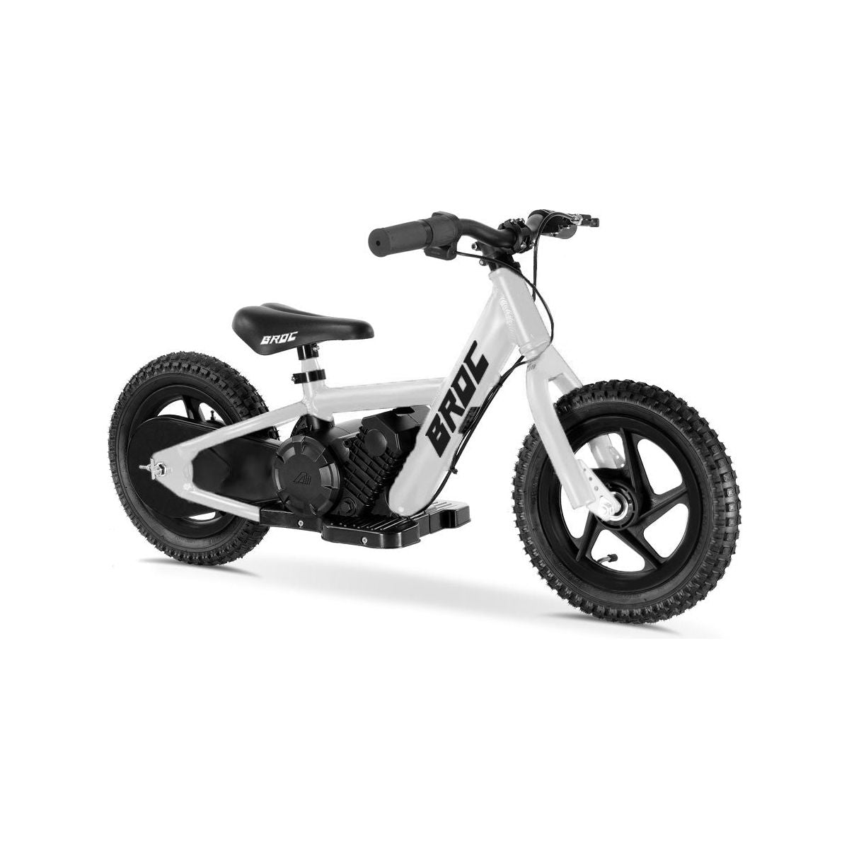 Broc Usa 12-inch Balance Kids E-Bike - White
