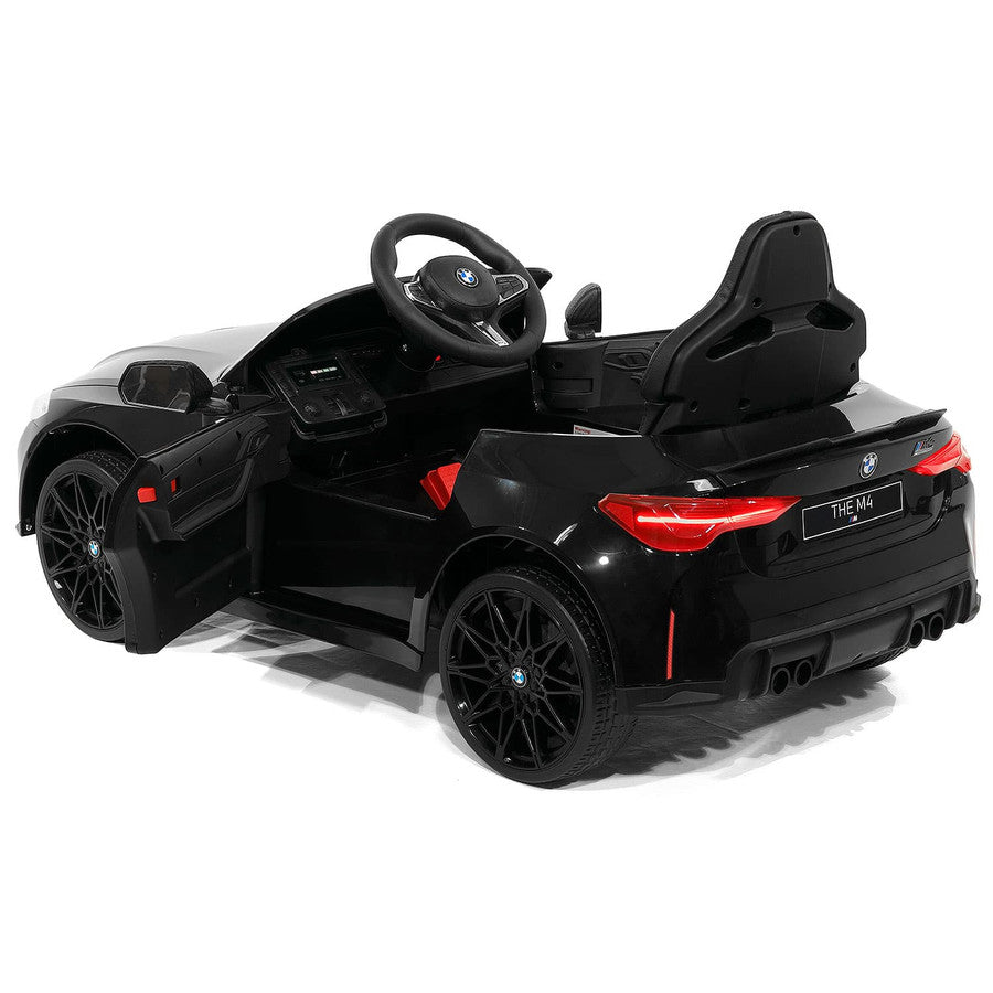 12V BMW M4 Ride On Car MP3 LED Lights Parental Remote