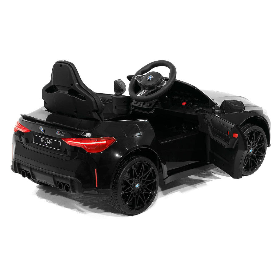 12V BMW M4 Ride On Car MP3 LED Lights Parental Remote