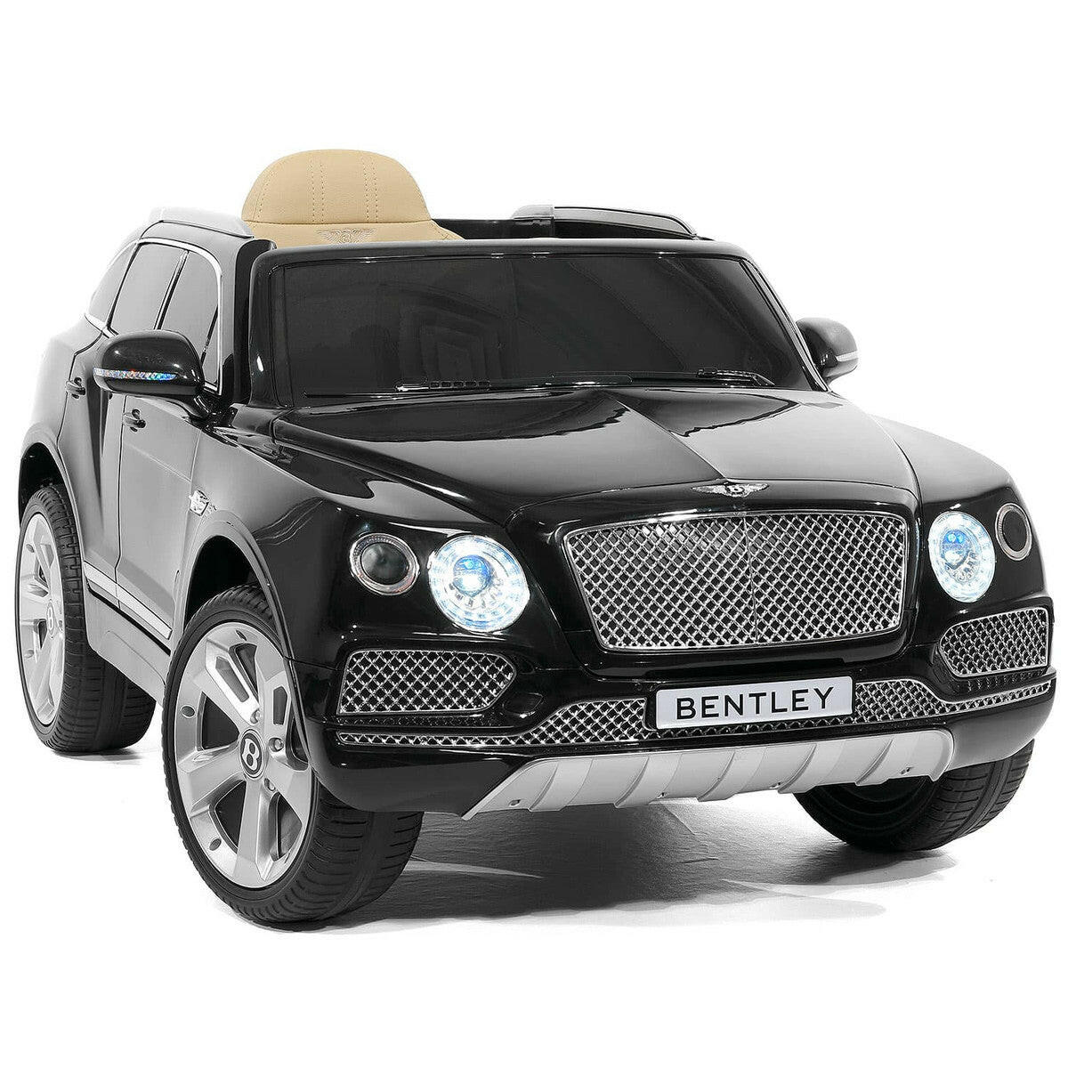 12V Bentley Bentayga Ride-On Truck, Parental Remote, Leather Seats, MP3, LED Lights