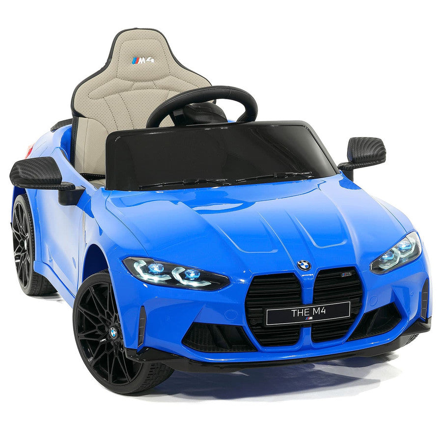 12V BMW M4 Ride On Car MP3 LED Lights Parental Remote