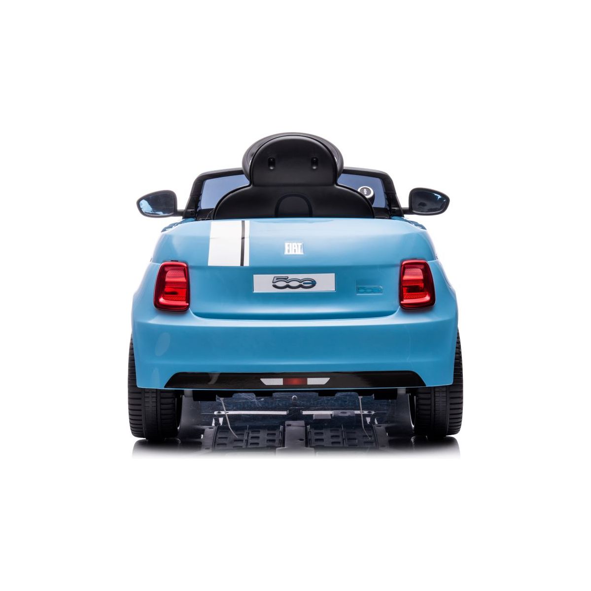 Fiat 500 12V Battery Powered Ride-On Car for Kids - Blue