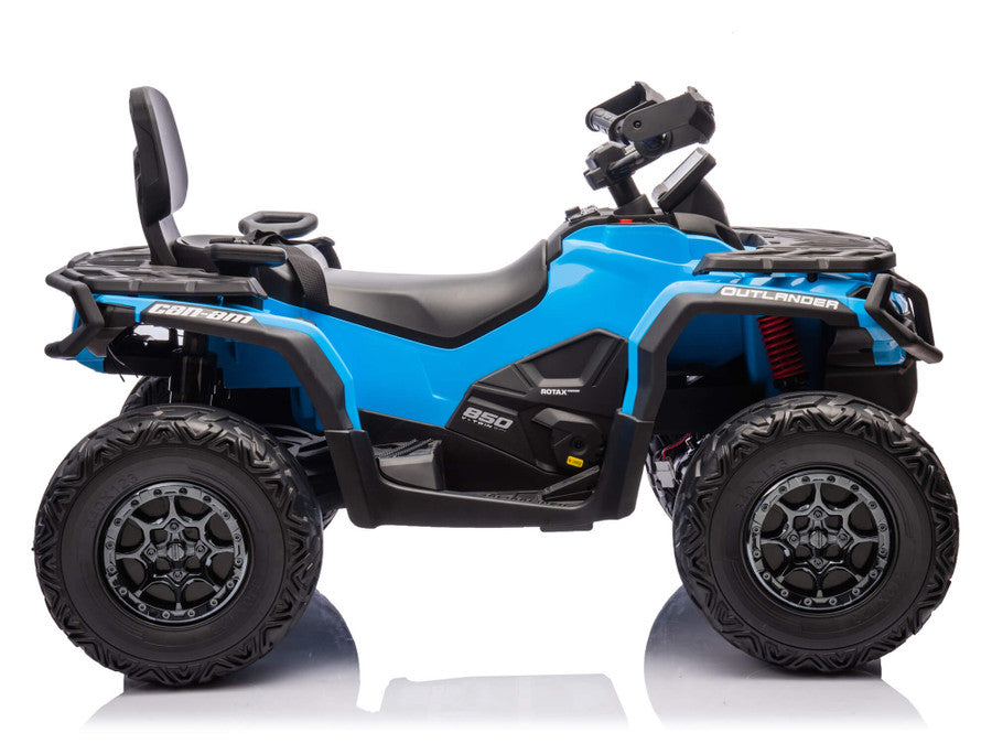 24V Outlander 2-Seater AWD Ride-On ATV Leather Seats, MP3 Bluetooth