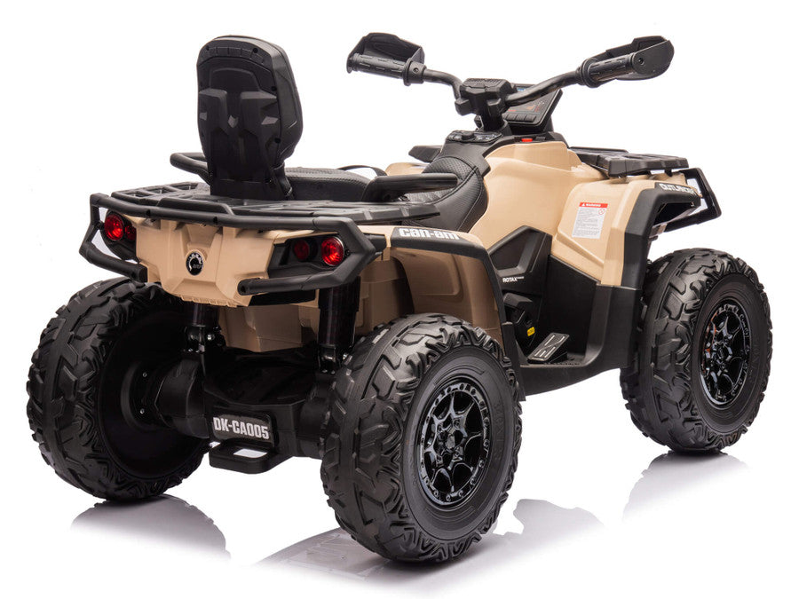 24V Outlander 2-Seater AWD Ride-On ATV Leather Seats, MP3 Bluetooth