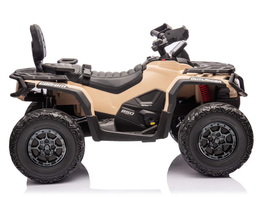 24V Outlander 2-Seater AWD Ride-On ATV Leather Seats, MP3 Bluetooth