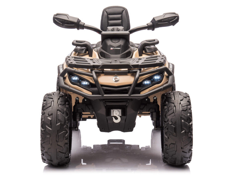 24V Outlander 2-Seater AWD Ride-On ATV Leather Seats, MP3 Bluetooth