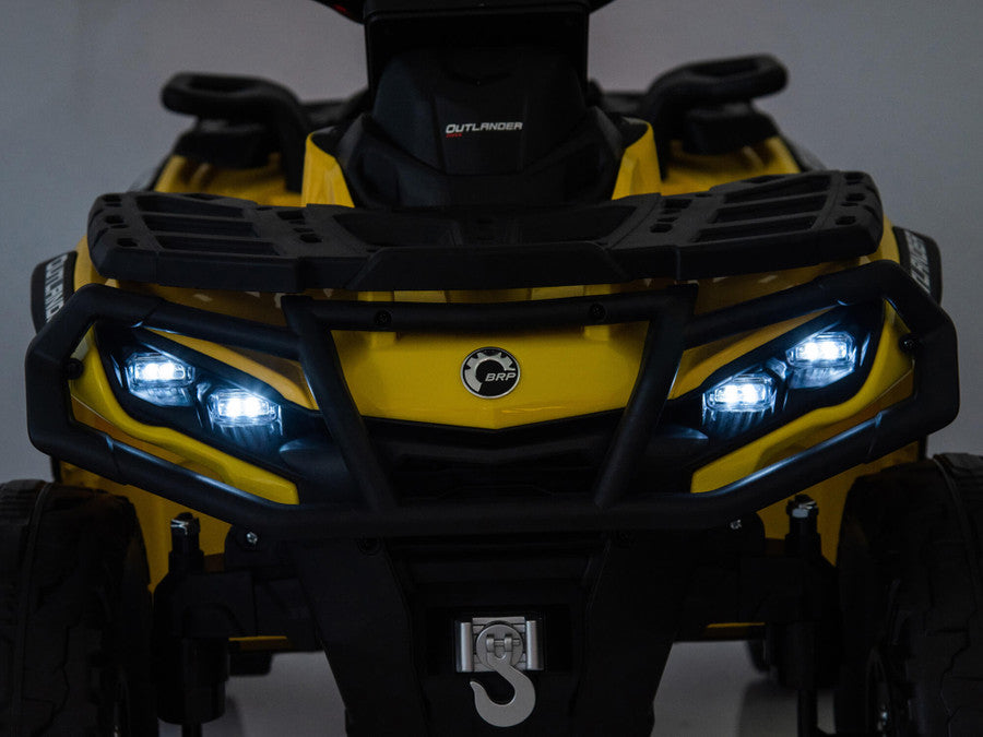24V Outlander 2-Seater AWD Ride-On ATV Leather Seats, MP3 Bluetooth
