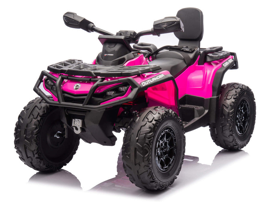 24V Outlander 2-Seater AWD Ride-On ATV Leather Seats, MP3 Bluetooth