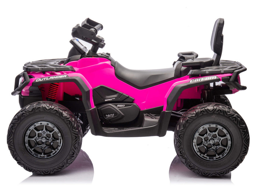 24V Outlander 2-Seater AWD Ride-On ATV Leather Seats, MP3 Bluetooth