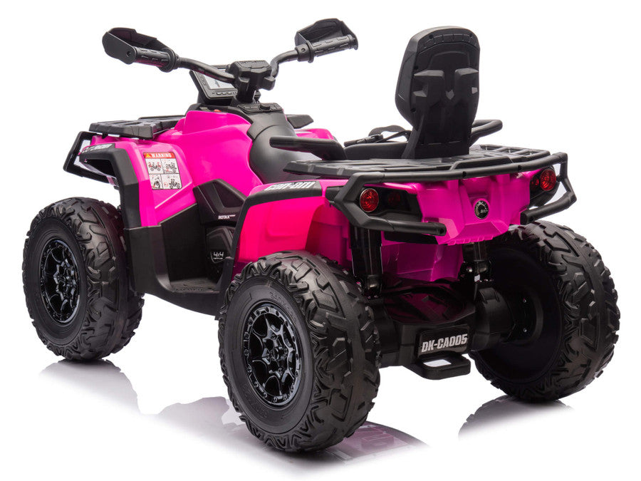 24V Outlander 2-Seater AWD Ride-On ATV Leather Seats, MP3 Bluetooth