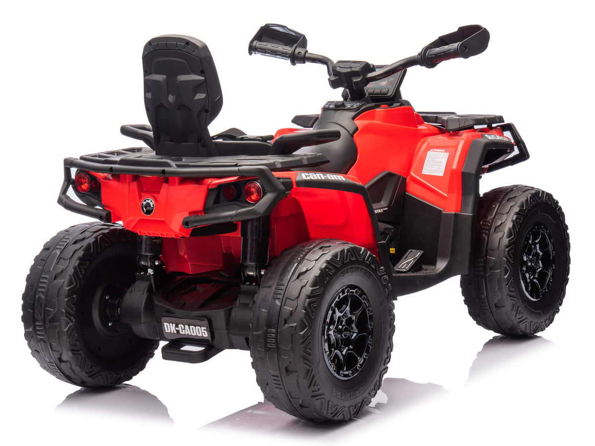 24V Outlander 2-Seater AWD Ride-On ATV Leather Seats, MP3 Bluetooth