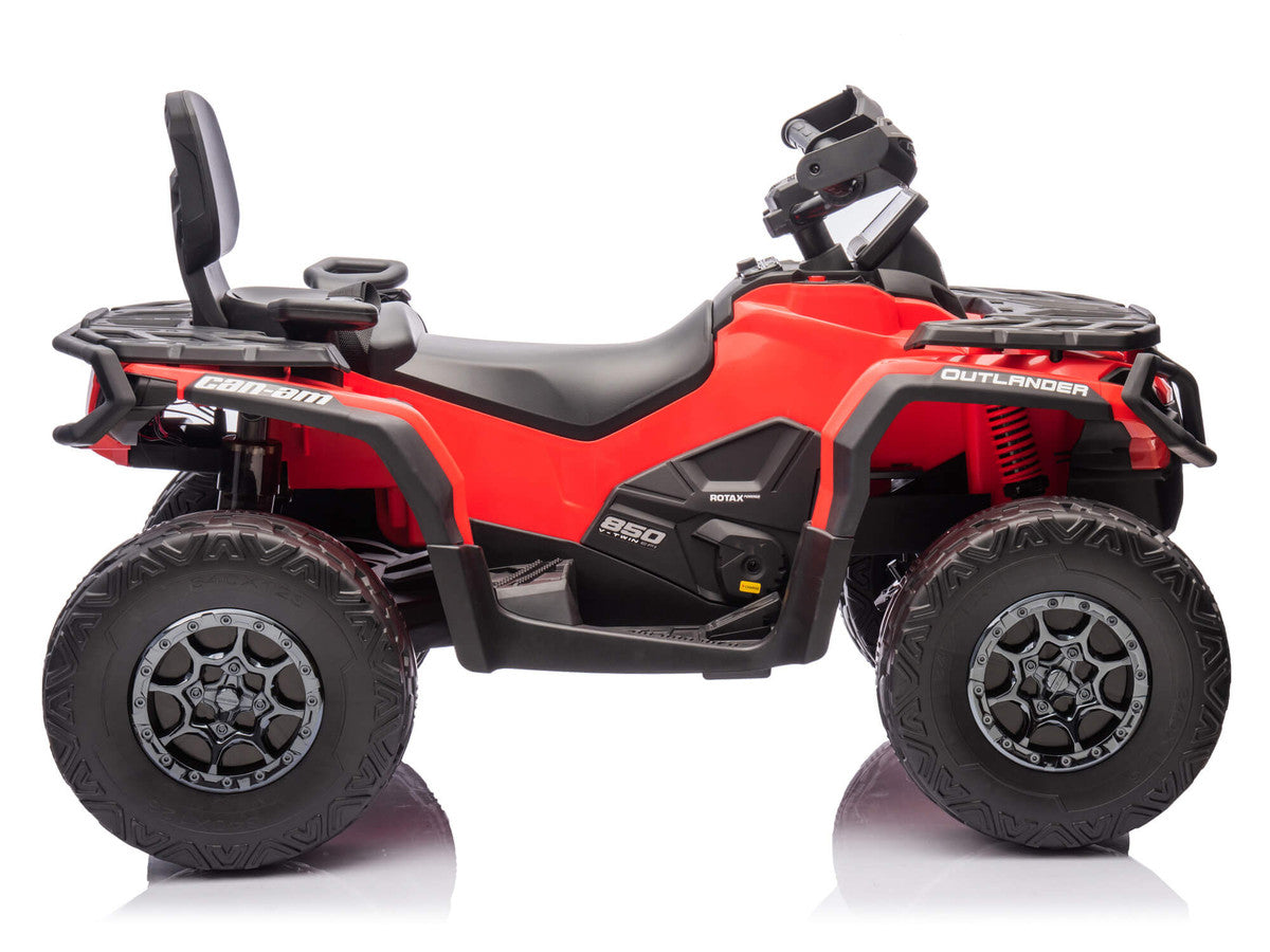 24V Outlander 2-Seater AWD Ride-On ATV Leather Seats, MP3 Bluetooth