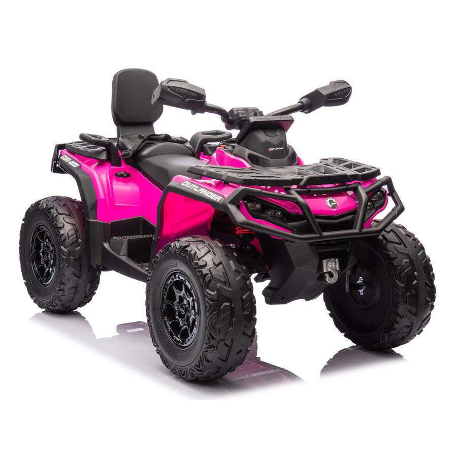 24V Outlander 2-Seater AWD Ride-On ATV Leather Seats, MP3 Bluetooth