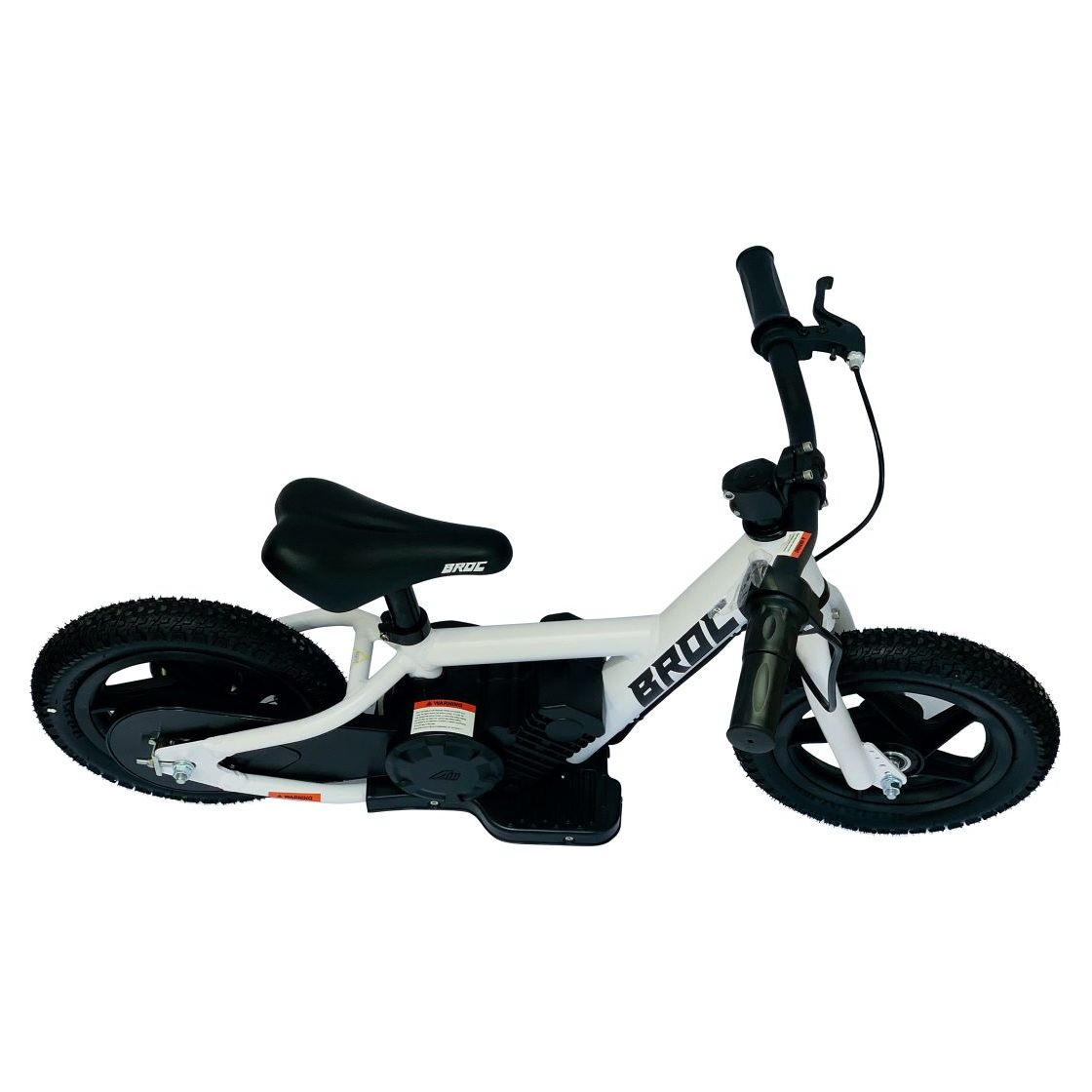 Broc Usa 12-inch Balance Kids E-Bike - White