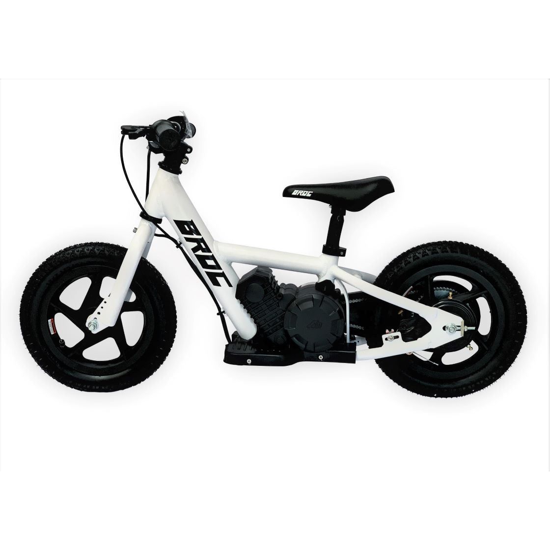 Broc Usa 12-inch Balance Kids E-Bike - White