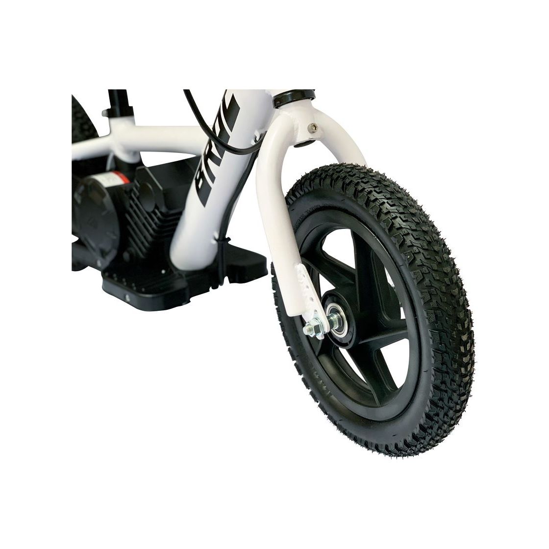 Broc Usa 12-inch Balance Kids E-Bike - White
